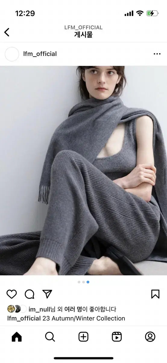 Lfm 'MA.AL.BI' Cashmere Long Muffler